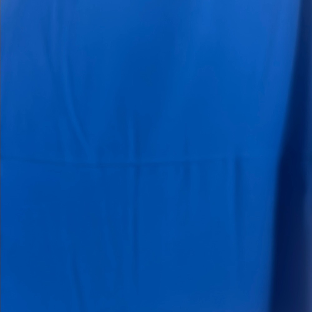 PAIGE Blue Relaxed Notched Collar Button Down Shirt - Picture 6 of 7